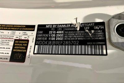 2014 Mercedes-Benz E-Class E 350